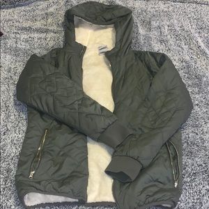 ARMY GREEN INSULATED WINTER COAT